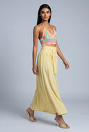 Belted Maxi Skirt