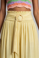Belted Maxi Skirt