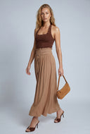 Belted Maxi Skirt