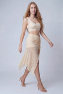Asymmetrical Lace Skirt