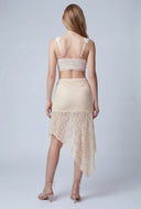 Asymmetrical Lace Skirt