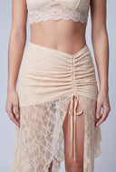 Asymmetrical Lace Skirt