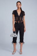 Leilany Belted Cargo Capris