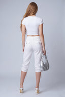 Leilany Belted Cargo Capris