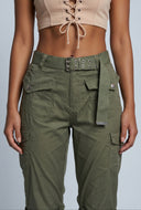 Leilany Belted Cargo Capris