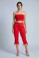 Leilany Belted Cargo Capris