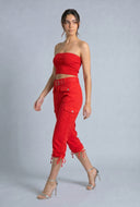 Leilany Belted Cargo Capris