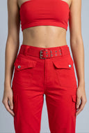 Leilany Belted Cargo Capris