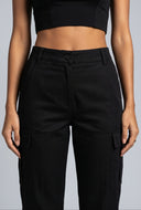High Waist Utility Capris