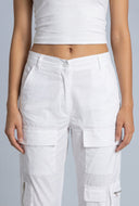 High Waist Utility Capris