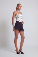 High Waist Denim Cutoff Shorts