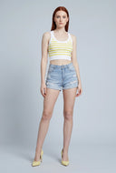 Gracelynn Distressed Denim Shorts