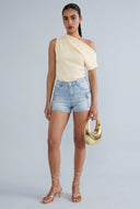 Denim Cargo Shorts