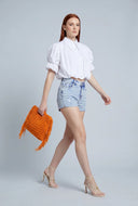 Sasha Fixed Cuff Denim Shorts