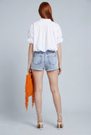 Sasha Fixed Cuff Denim Shorts