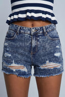 Destroyed Denim Shorts