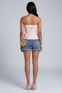 Marigold Denim Shorts