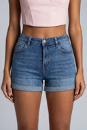 Marigold Denim Shorts
