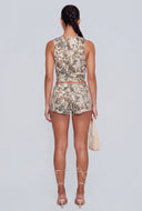 Lettie Forest Camo Hot Pants