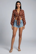 Frayed Cut-Off Denim Shorts