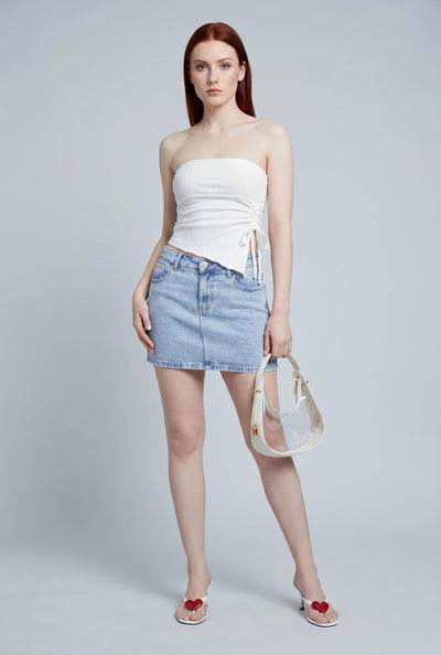 Michelle Denim Mini Skirt