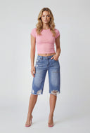 Danna Destroyed Hem Jorts