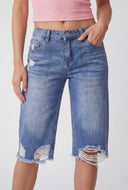 Danna Destroyed Hem Jorts