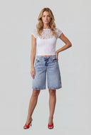 Angelica Asymmetrical Waist Jorts