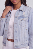 Distressed Denim Jacket