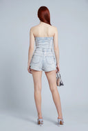 Miriam Denim Tube Romper