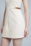 Naomi Faux Wrap Mini Dress