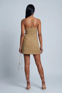 Naomi Faux Wrap Mini Dress