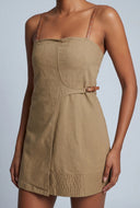 Naomi Faux Wrap Mini Dress