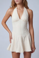 Corset Bodice Halter Dress