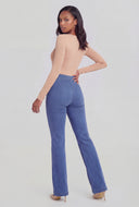 High Waist Bootcut Stretch Jeans
