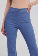High Waist Bootcut Stretch Jeans