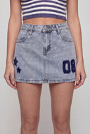 08 Denim Mini Skirt