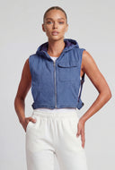 Murphy Quilted Buckle Hooded Vest