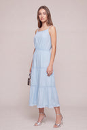 Tiered Midi Dress