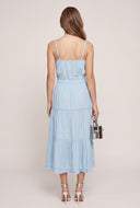 Tiered Midi Dress