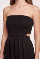 Smocked Strapless Maxi Dress