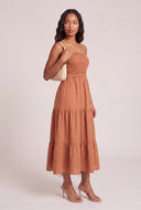 Smocked Strapless Maxi Dress