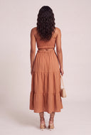 Smocked Strapless Maxi Dress