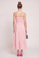 Smocked Strapless Maxi Dress