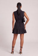 Tie Waist Mini Shirt Dress