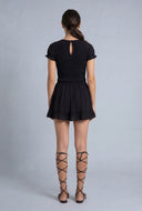 Smocked Bodice Mini Dress