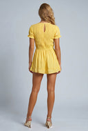 Smocked Bodice Mini Dress