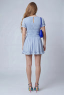 Smocked Bodice Mini Dress