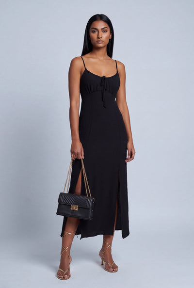Slit Front Maxi Dress