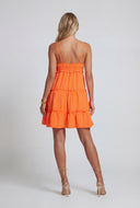Crepe Tiered Ruffle Sundress